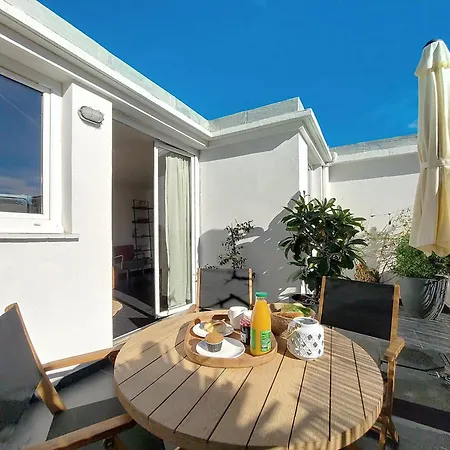 Nestor&jeeves - Terrasse Du Sud - - Terrace Apartamento Niza
