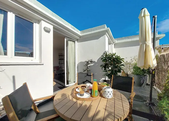 Nestor&jeeves - Terrasse Du Sud - - Terrace Apartmán Nice